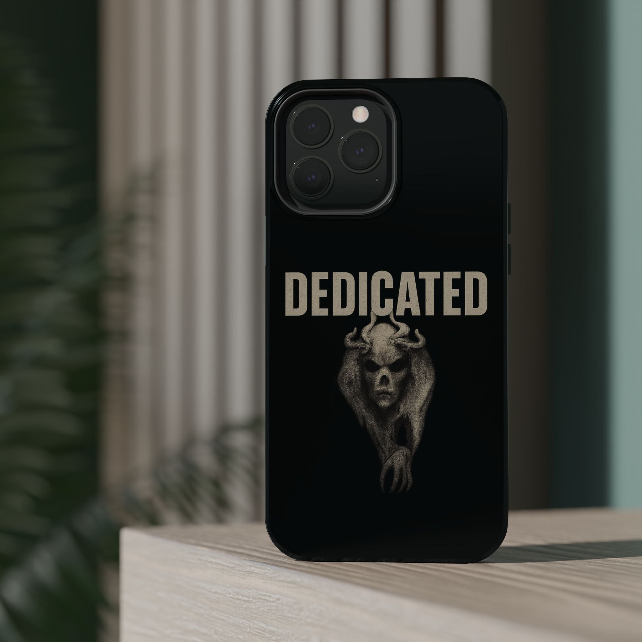 Dedicated Demon Skull iPhone Case — MagSafe Compatibility