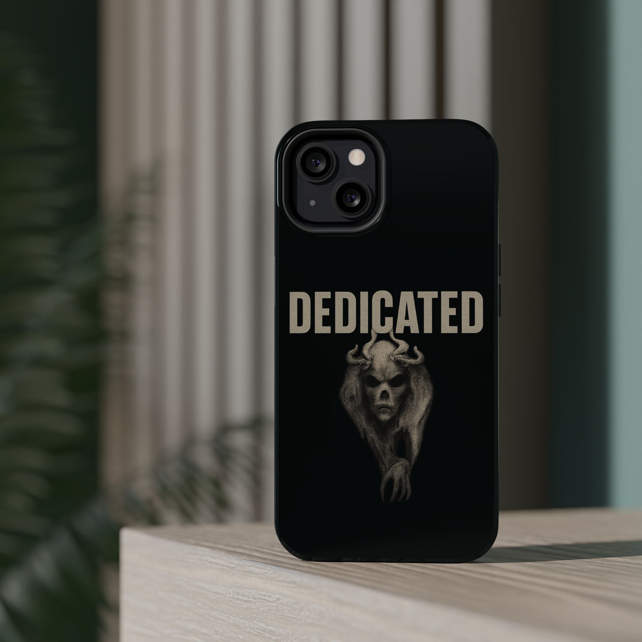 Dedicated Demon Skull iPhone Case — MagSafe Compatibility