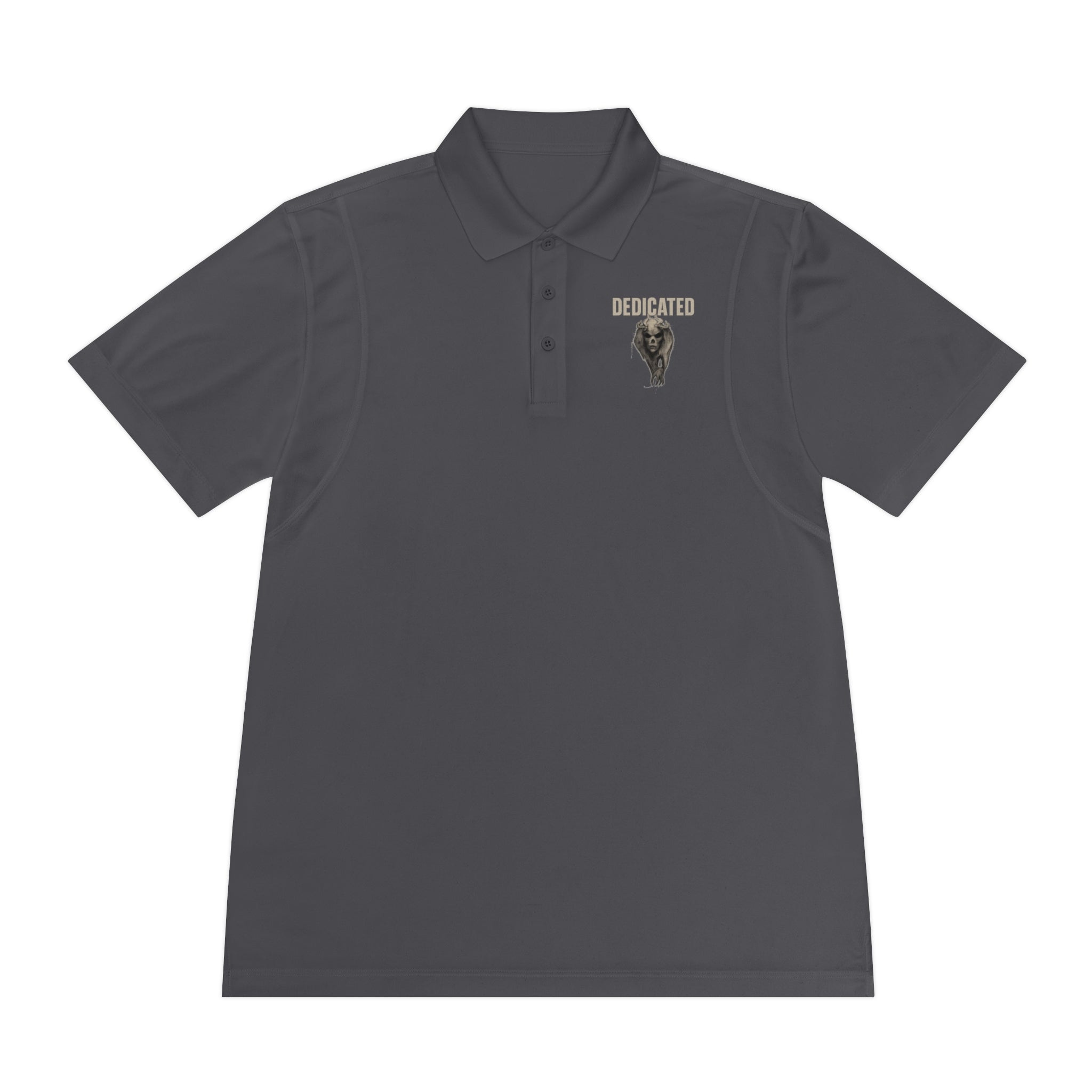 Dedicated Demon Skull Polo Shirt — Men's Performance Polo