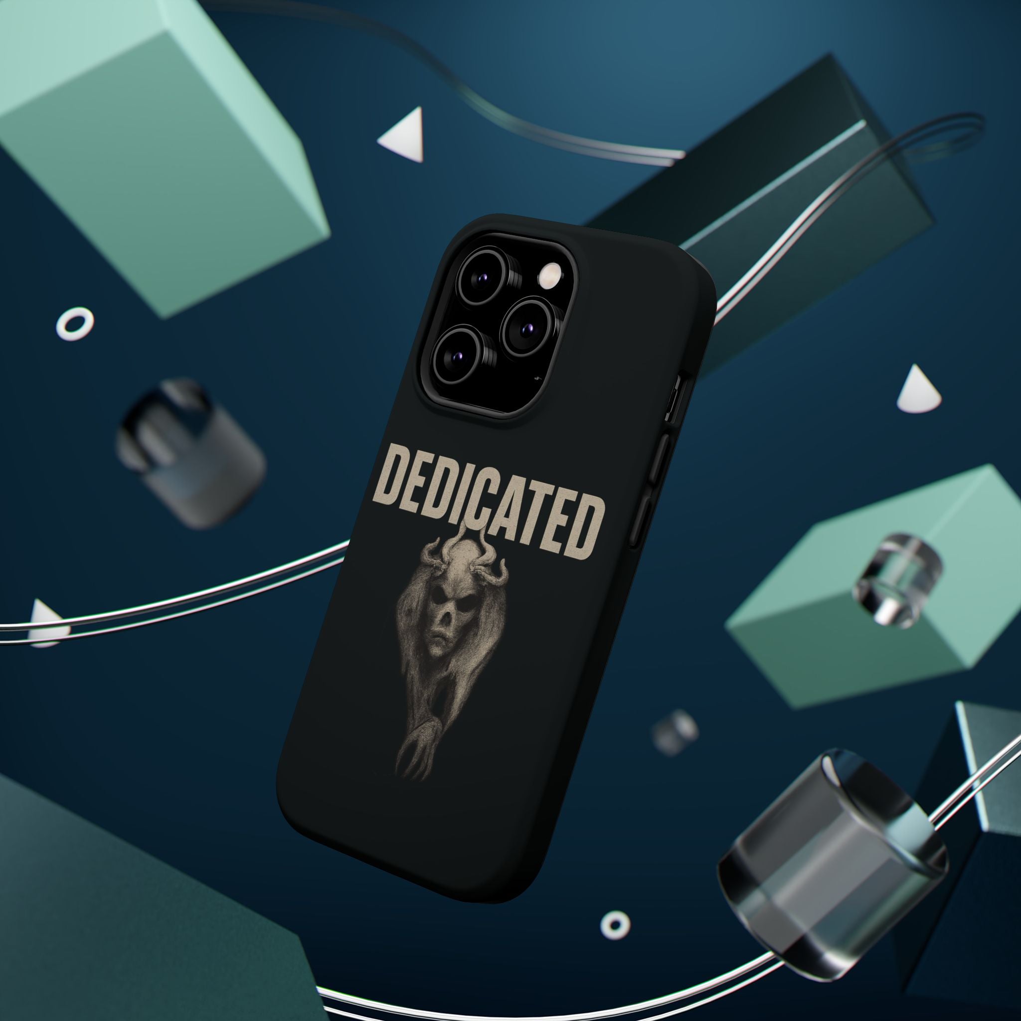 Dedicated Demon Skull iPhone Case — MagSafe Compatibility