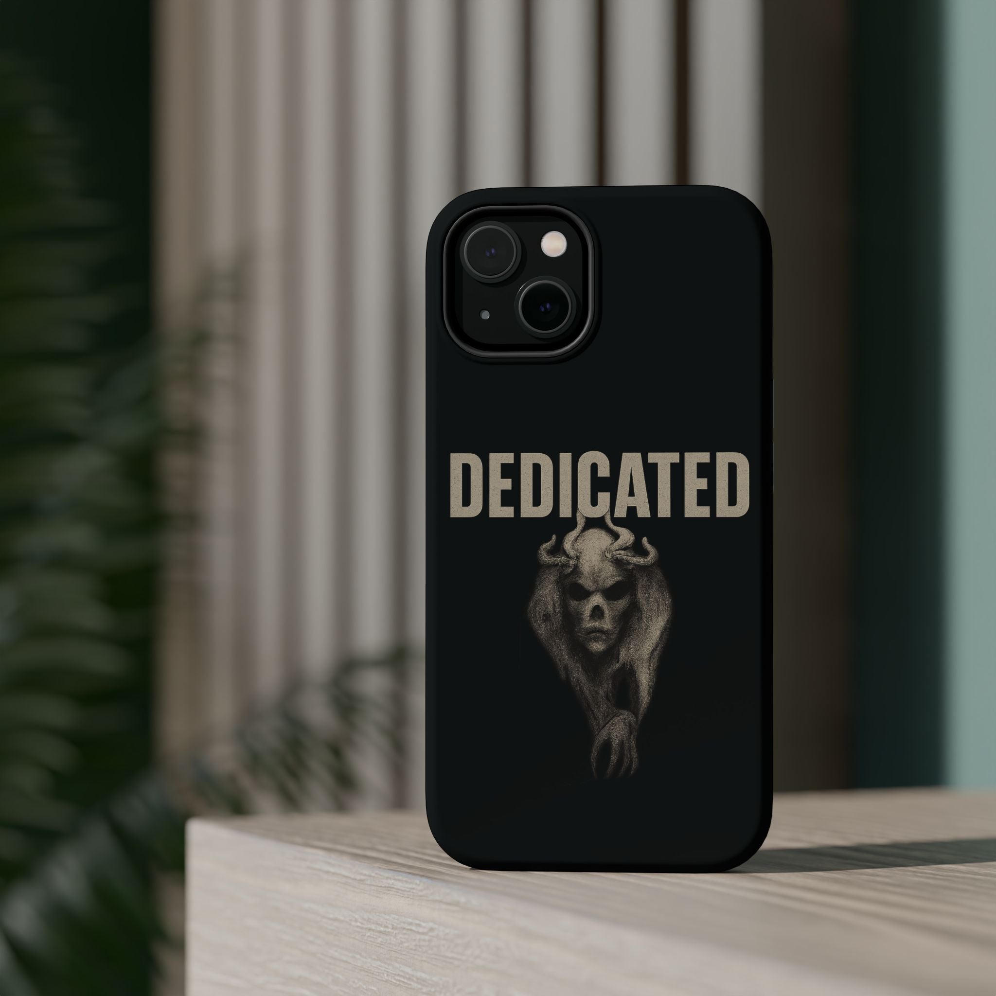Dedicated Demon Skull iPhone Case — MagSafe Compatibility