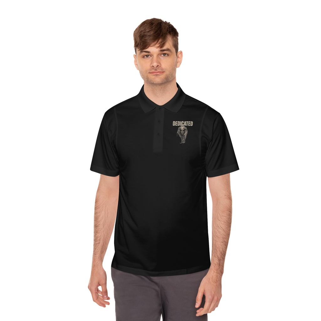 Dedicated Demon Skull Polo Shirt — Men's Performance Polo