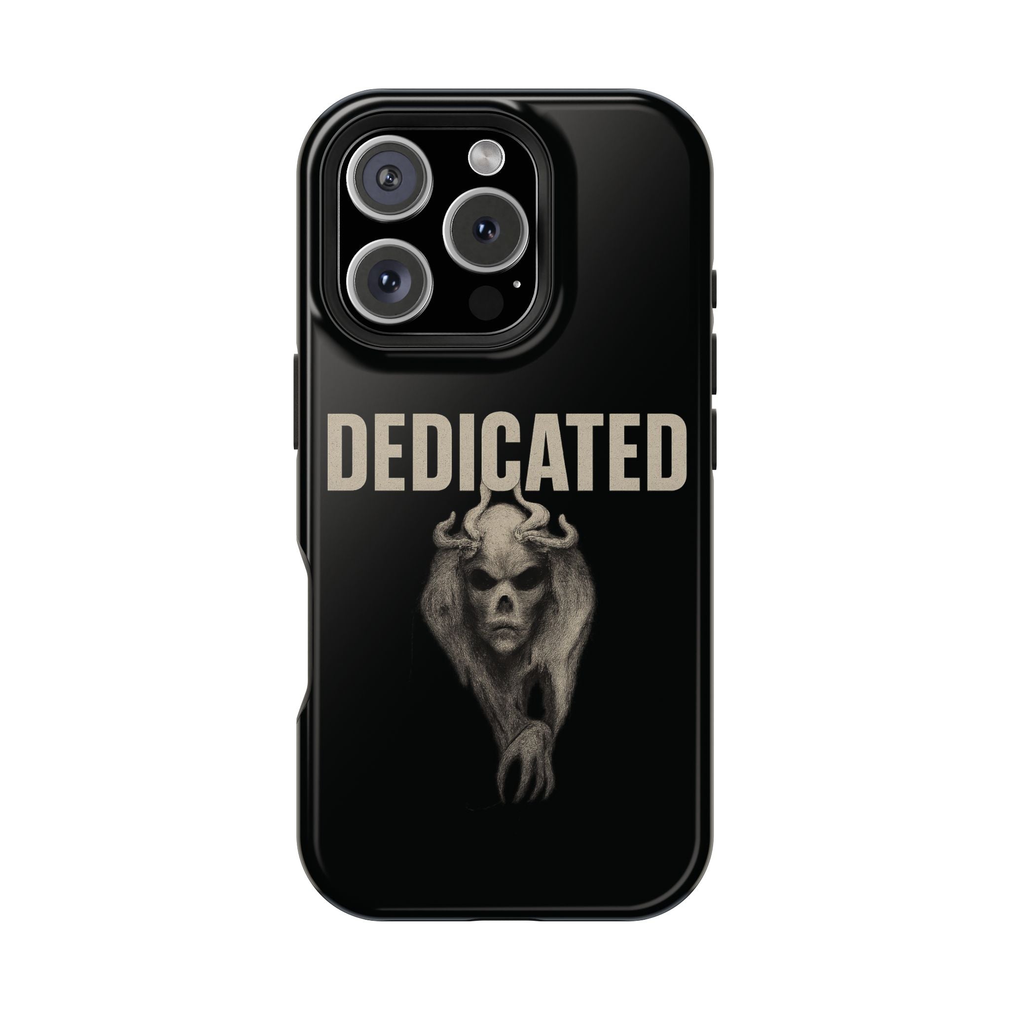 Dedicated Demon Skull iPhone Case — MagSafe Compatibility