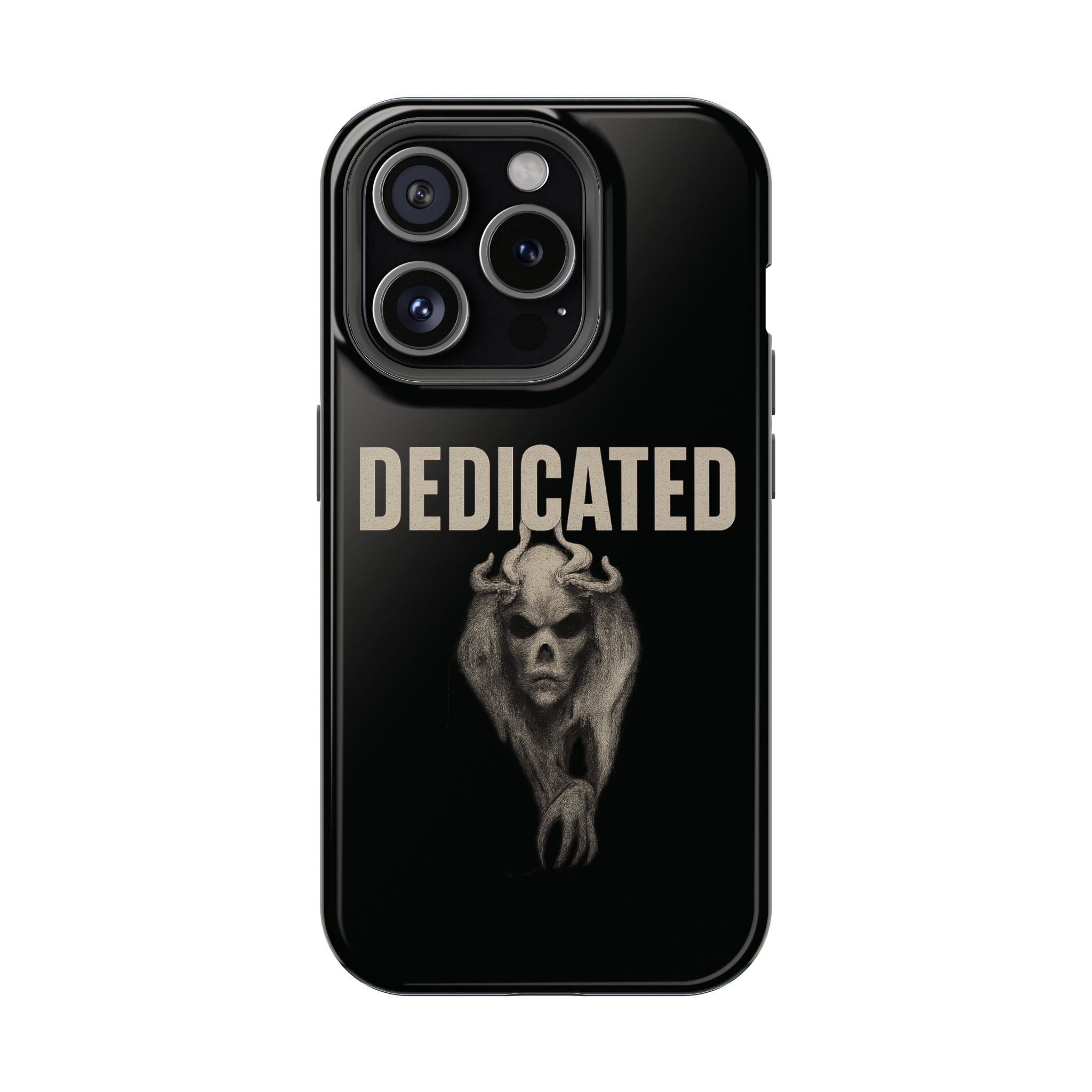 Dedicated Demon Skull iPhone Case — MagSafe Compatibility