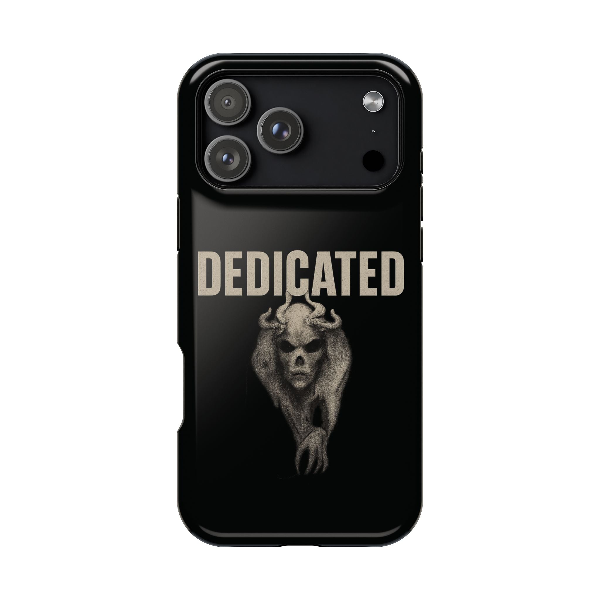 Dedicated Demon Skull iPhone Case — MagSafe Compatibility