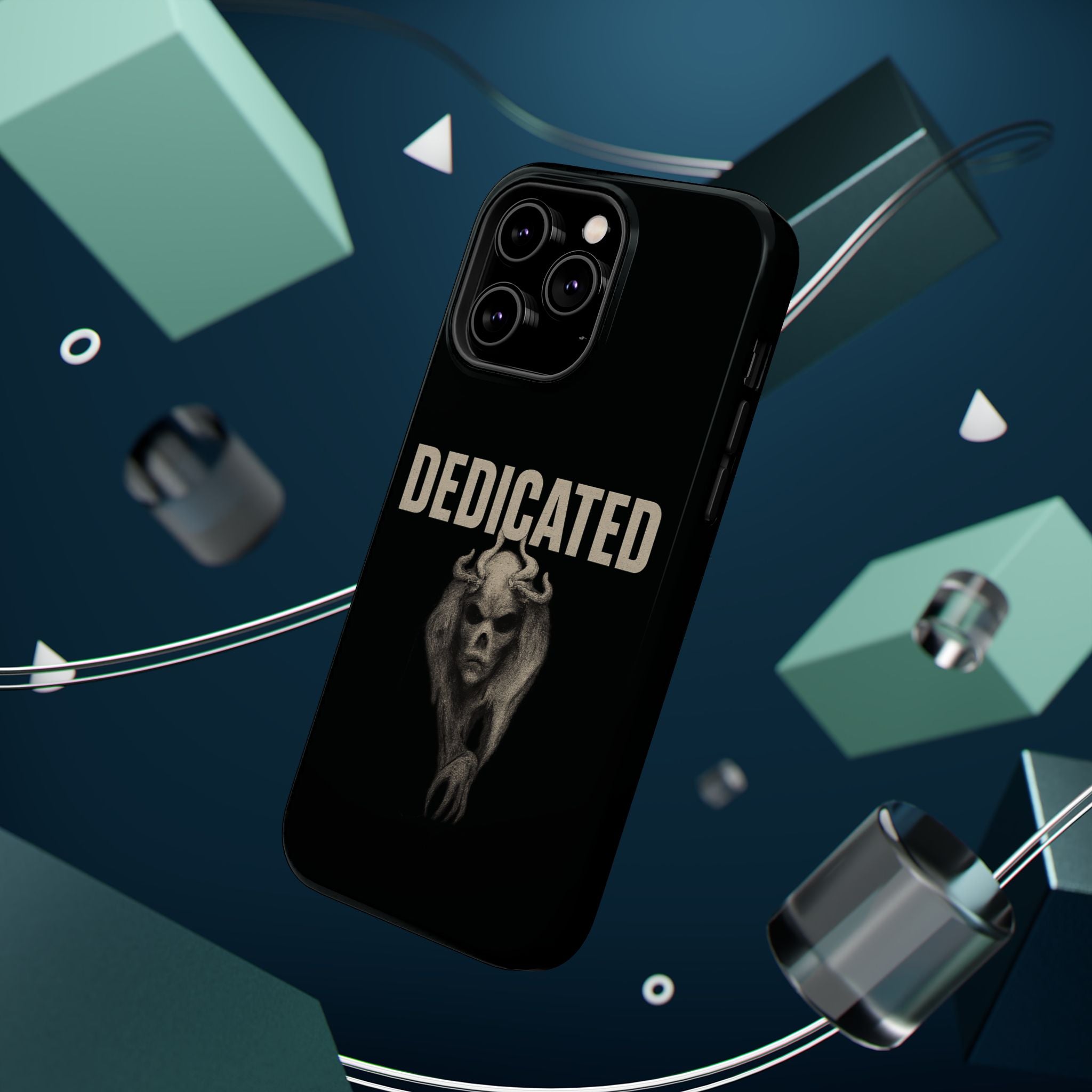 Dedicated Demon Skull iPhone Case — MagSafe Compatibility