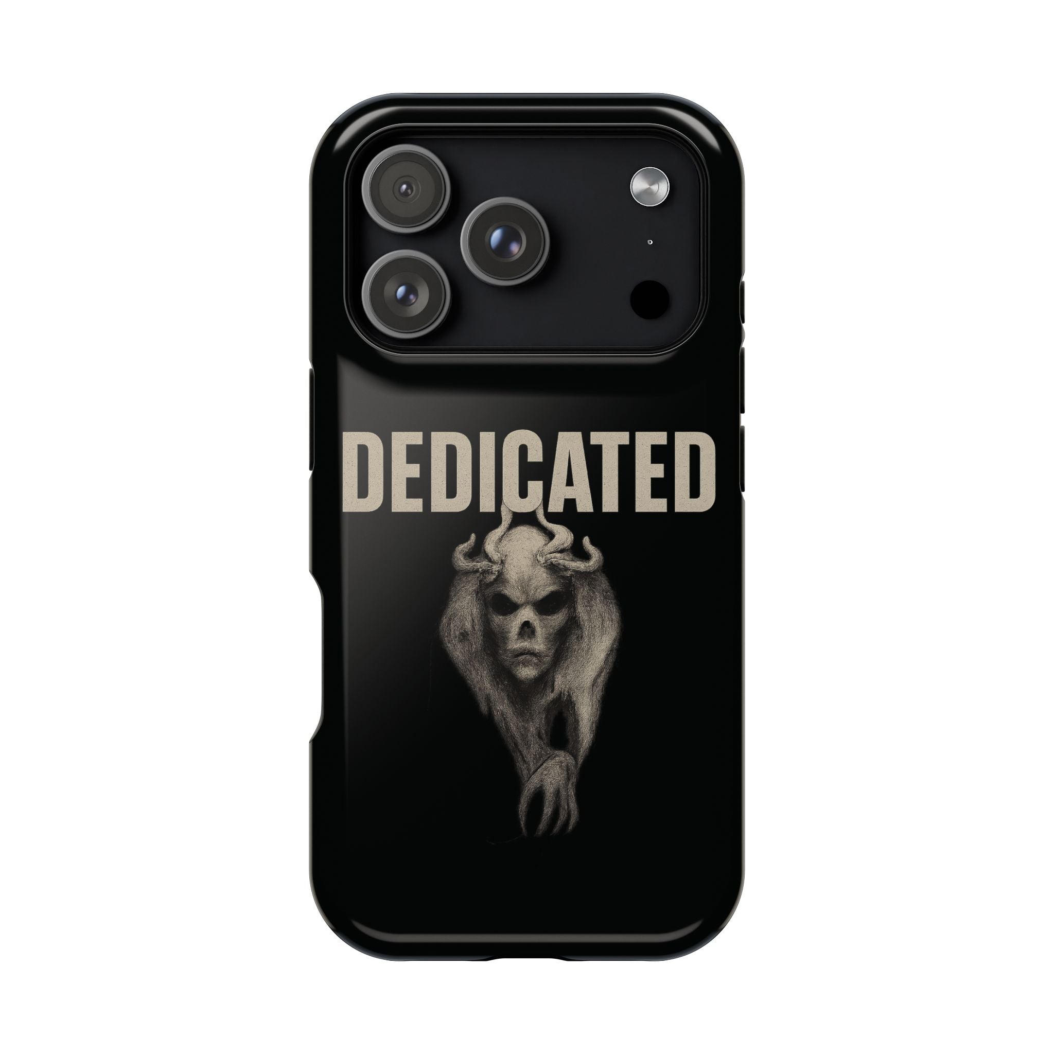 Dedicated Demon Skull iPhone Case — MagSafe Compatibility