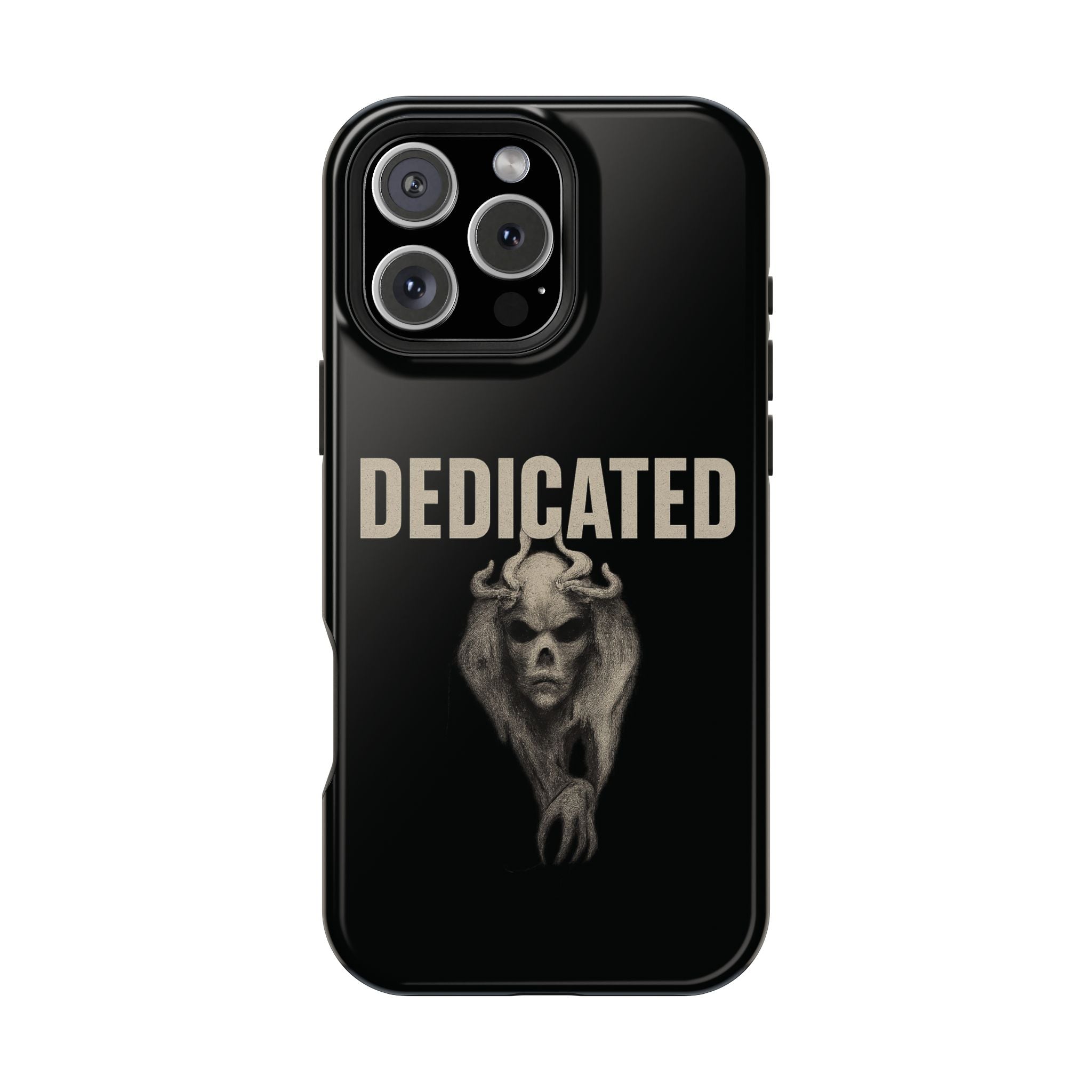Dedicated Demon Skull iPhone Case — MagSafe Compatibility